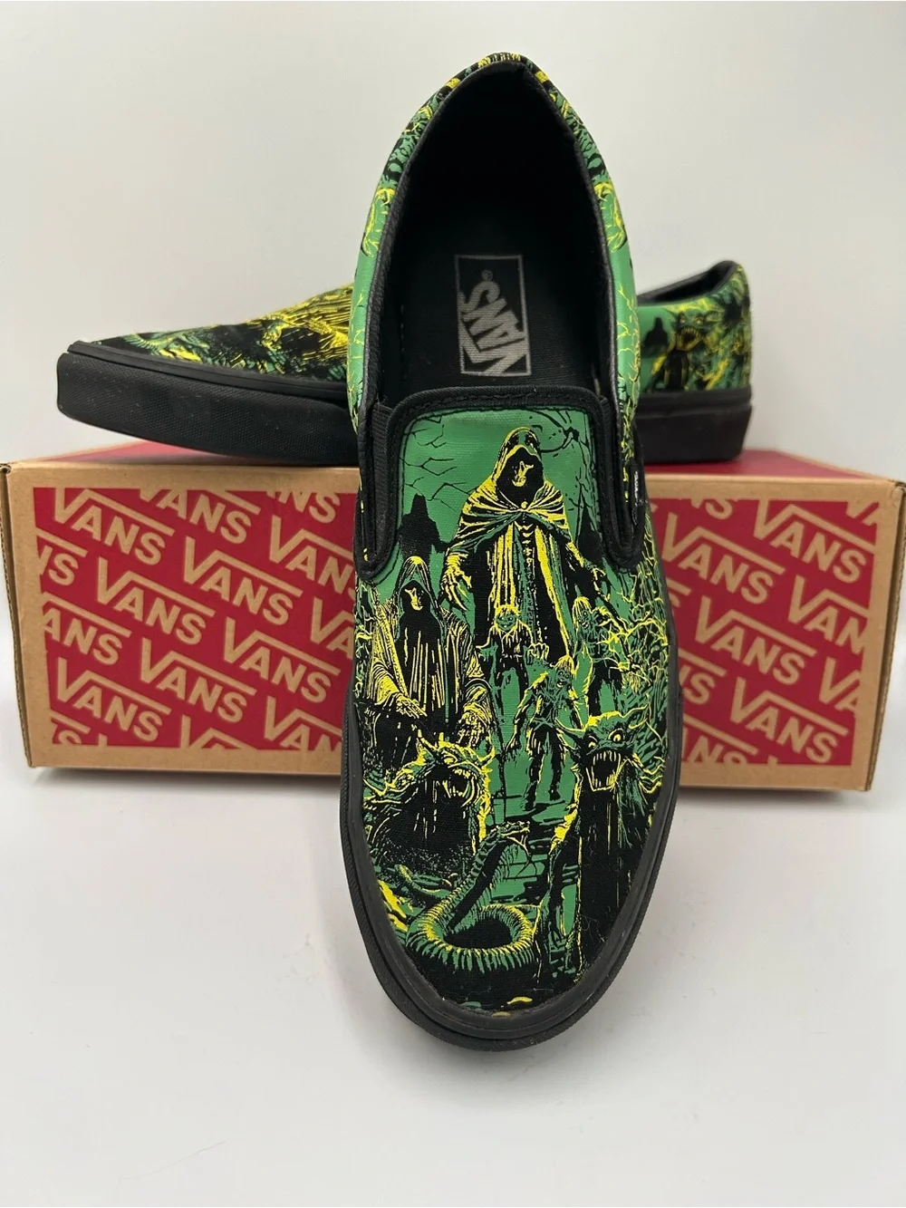 Vans slip loafers